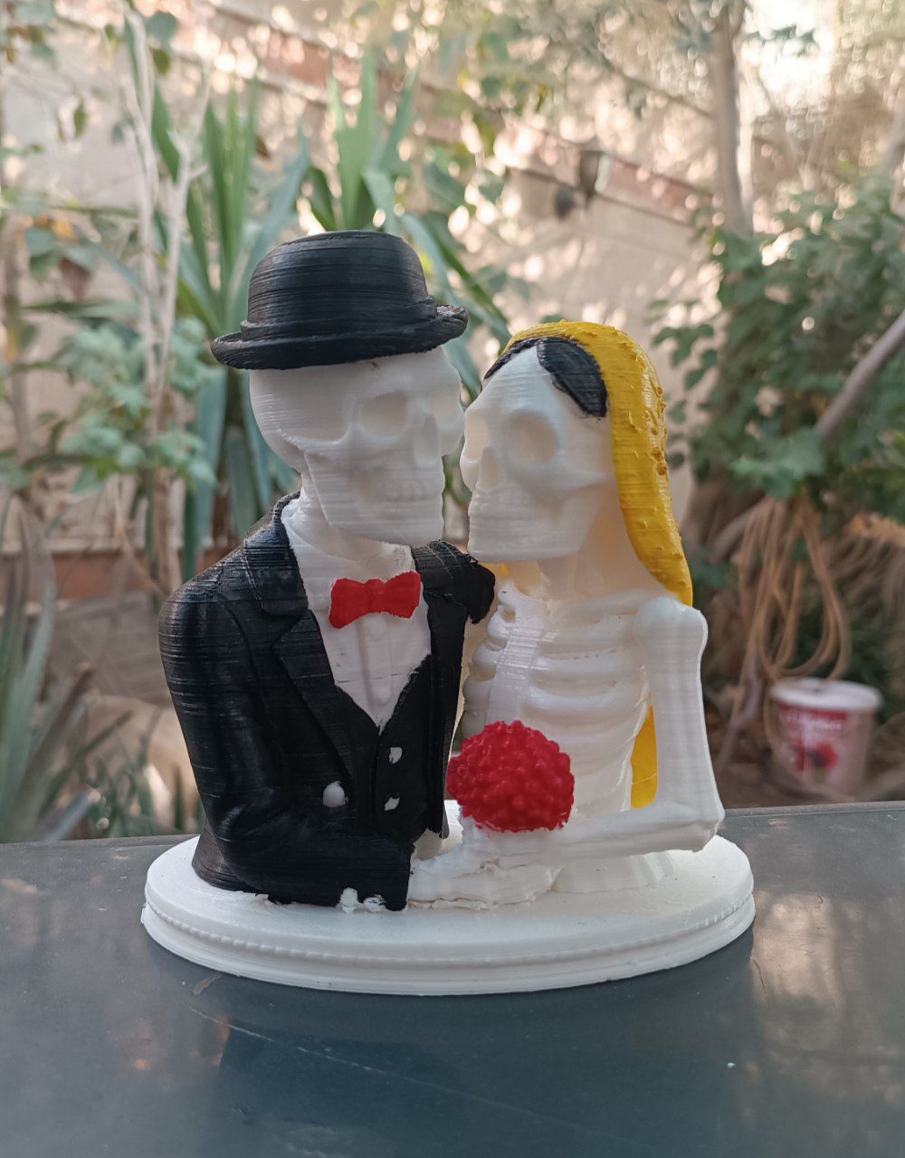 ماکت اسکلت عروس و داماد